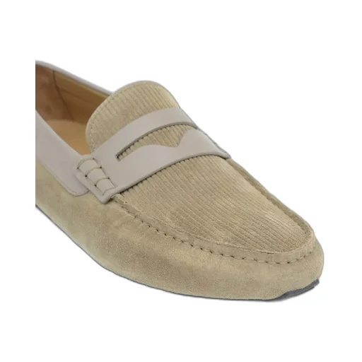 Emporio Armani Multi-Striped Driving Loafers