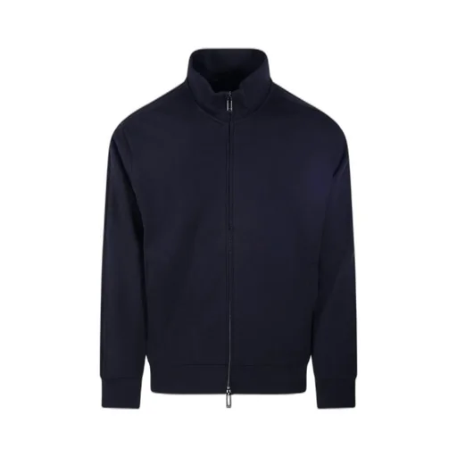 Emporio Armani High-Neck Zipped Sweatshirt
