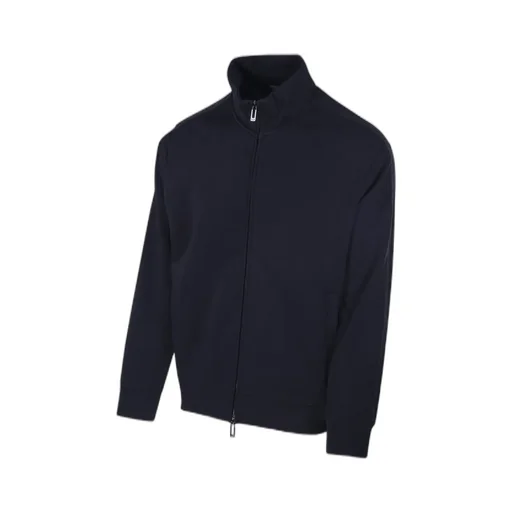 Emporio Armani High-Neck Zipped Sweatshirt