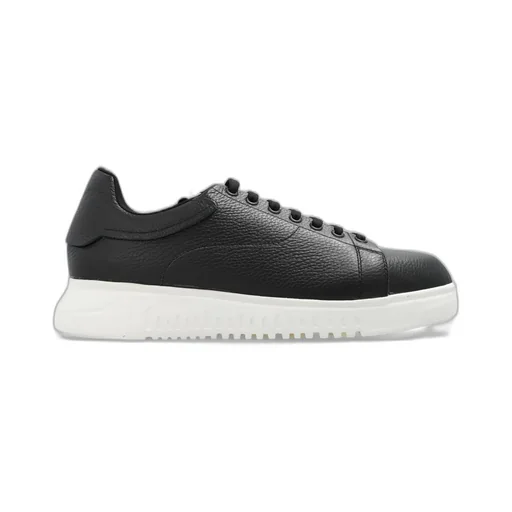 Emporio Armani Tumbled Low-Top Sneakers