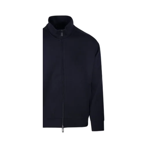 Emporio Armani High-Neck Zipped Sweatshirt