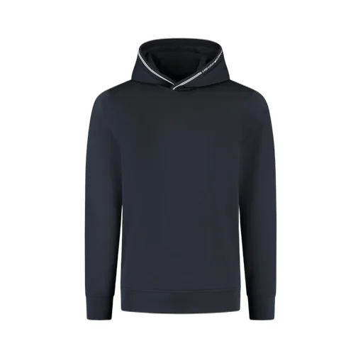Emporio Armani Logo Jacquard Long Sleeved Hoodie
