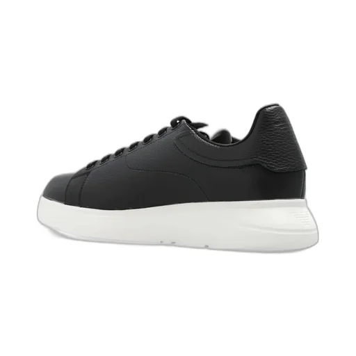 Emporio Armani Tumbled Low-Top Sneakers