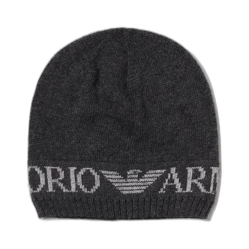 Emporio Armani Logo-Jacquard Scarf And Hat Set