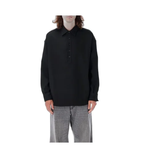 Emporio Armani Logo-Tag Long-Sleeved Polo Shirt