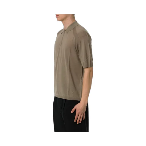 Emporio Armani Logo Embroidered Polo Shirt