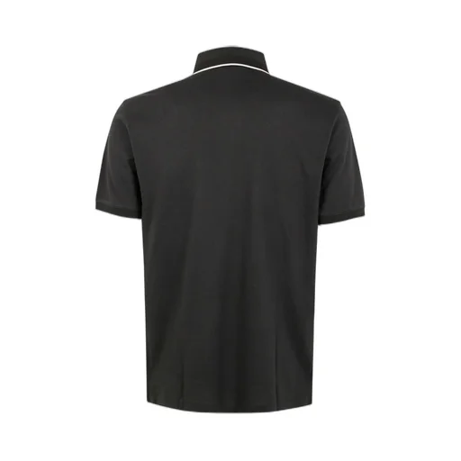 Emporio Armani Logo Embroidered Polo Shirt