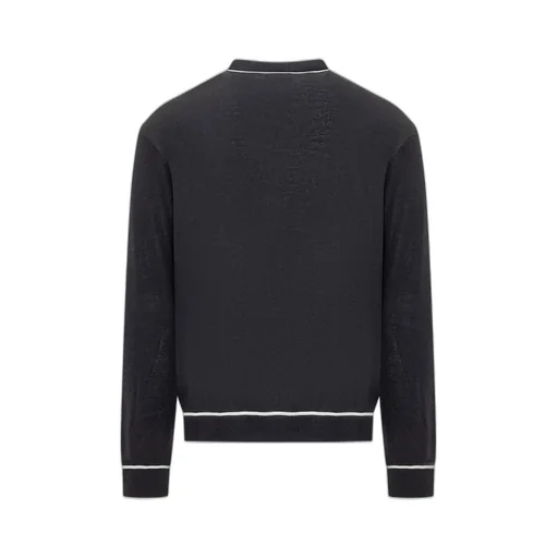 Emporio Armani Eagle Jacquard Crewneck Jumper