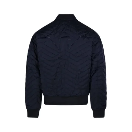 Emporio Armani Chevron-Quilted Zipped Reversible Jacket