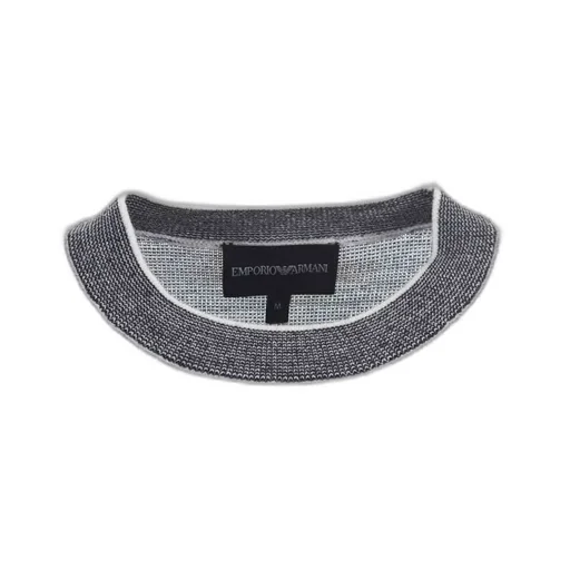 Emporio Armani Monogram Jacquard Crewneck Jumper