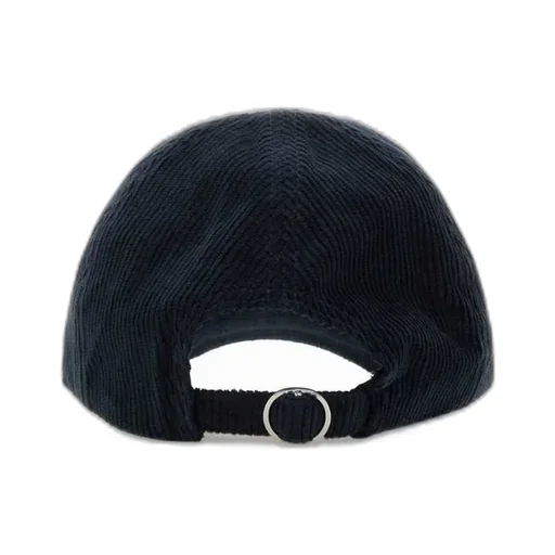 Emporio Armani Logo Patch Baseball Corduroy Hat