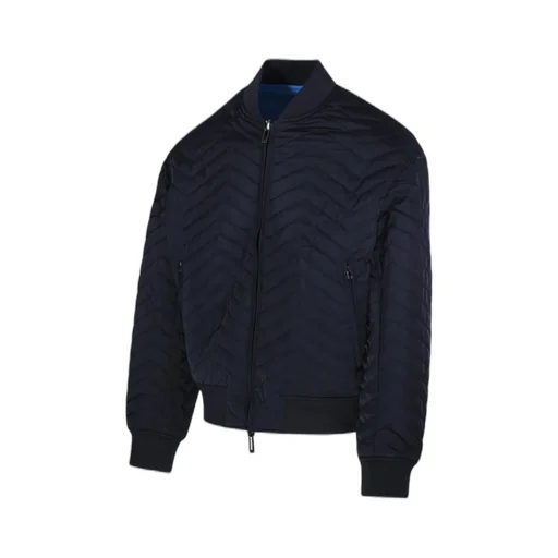 Emporio Armani Chevron-Quilted Zipped Reversible Jacket