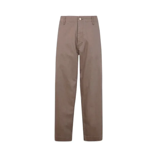Emporio Armani Logo Patch Straight Leg Pants