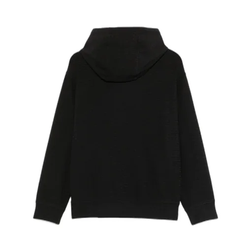 Emporio Armani Logo Monogram Draswstring Hoodie