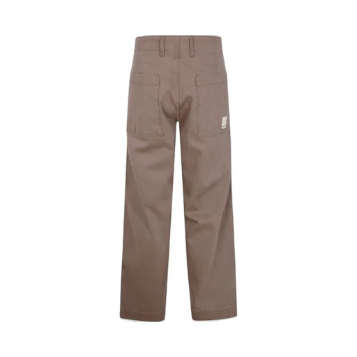 Emporio Armani Logo Patch Straight Leg Pants