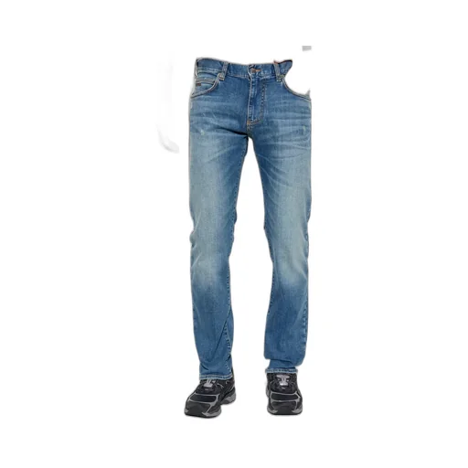 Emporio Armani Logo Patch Straight-Leg Jeans
