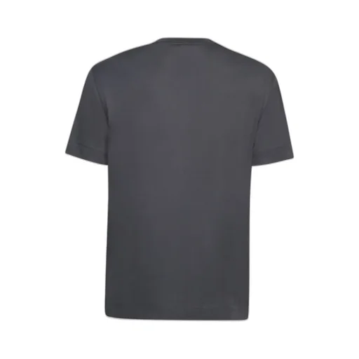 Emporio Armani Logo Embroidered Crewneck T-Shirt