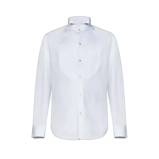 Emporio Armani Curved Hem Tuxedo Shirt