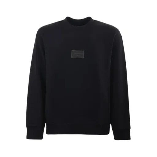 Emporio Armani Logo Embroidered Crewneck Sweatshirt