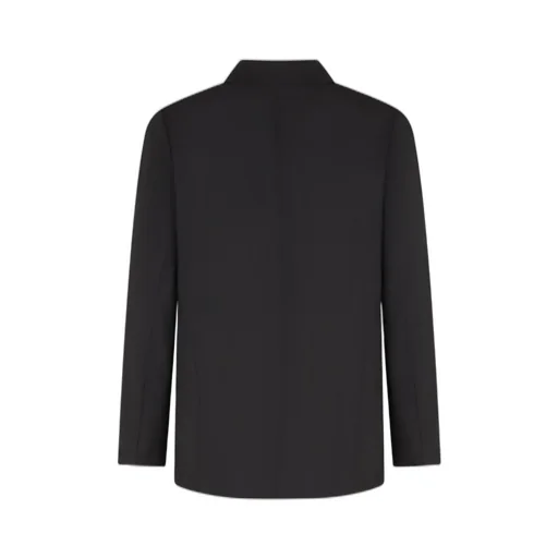 Emporio Armani Single-Breasted Striped Blazer