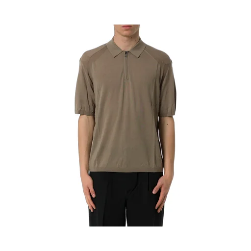 Emporio Armani Logo Embroidered Polo Shirt