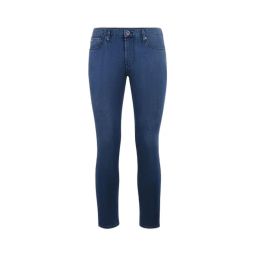Emporio Armani Logo Plaque Slim-Fit Jeans