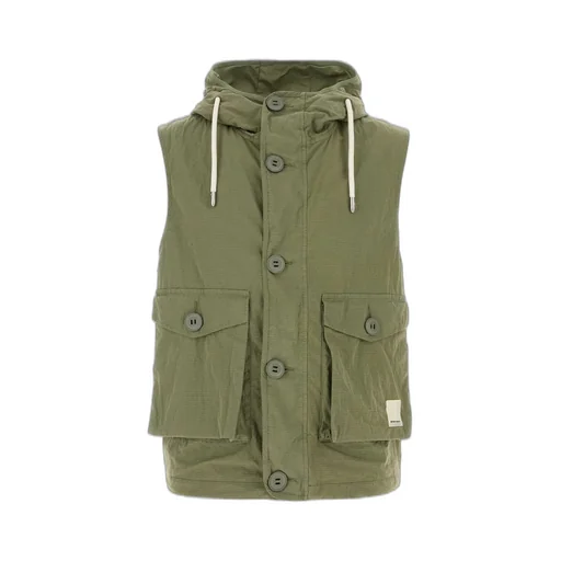 Emporio Armani Drawstring Ripstop Hooded Jacket