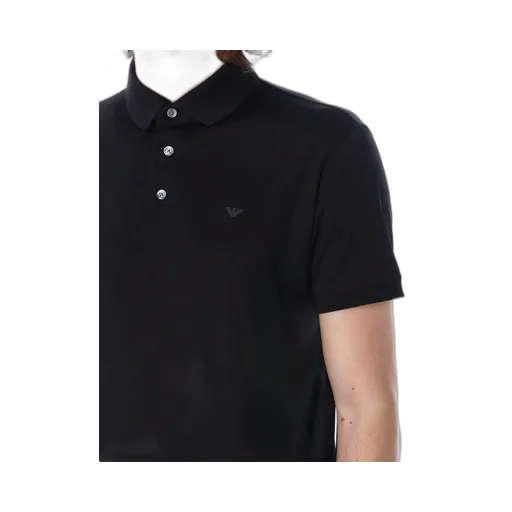 Emporio Armani Logo Printed Short-Sleeved Polo Shirt