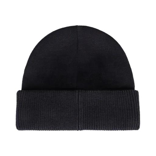 Emporio Armani Logo Patch Turn-Up Brim Beanie