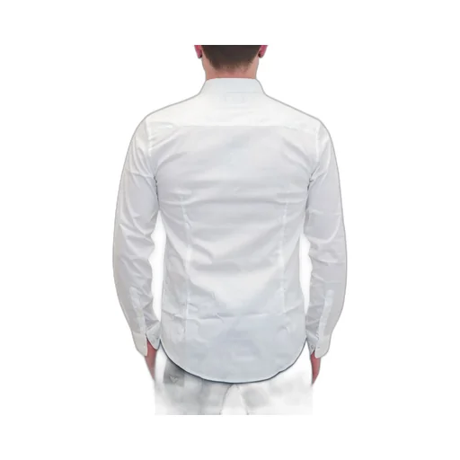 Emporio Armani Logo-Embroidered Buttoned Shirt
