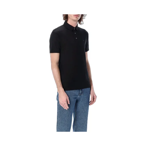 Emporio Armani Logo Printed Short-Sleeved Polo Shirt