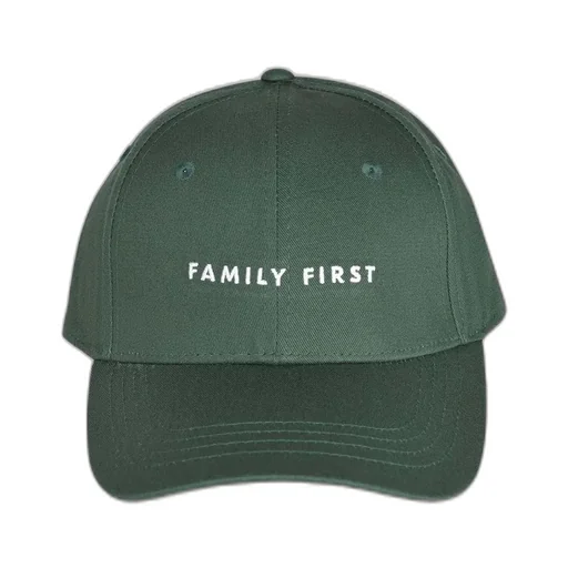 Family First Embroidered Baseball Cap