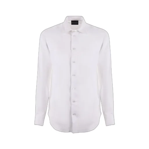 Emporio Armani Guru Collar Chambray Shirt
