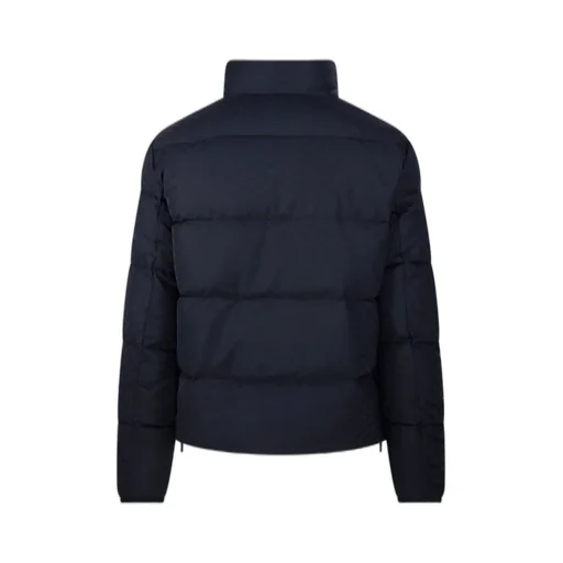 Emporio Armani Monogram Printed High-Neck Down Jacket