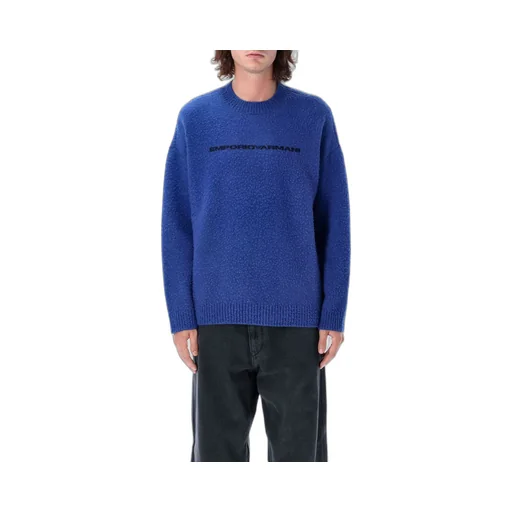 Emporio Armani Logo Printed Crewneck Jumper