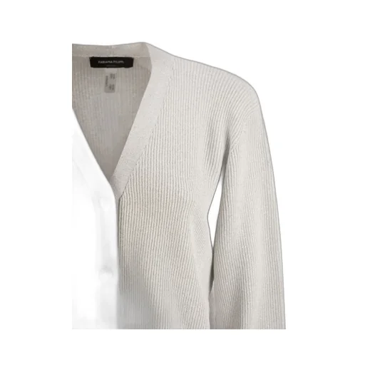 Fabiana Filippi V-Neck Ribbed Cardigan