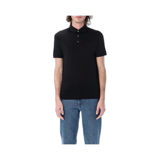 Emporio Armani Logo Printed Short-Sleeved Polo Shirt