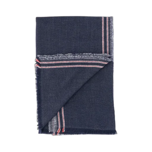 Faliero Sarti Embroidered Frayed Scarf
