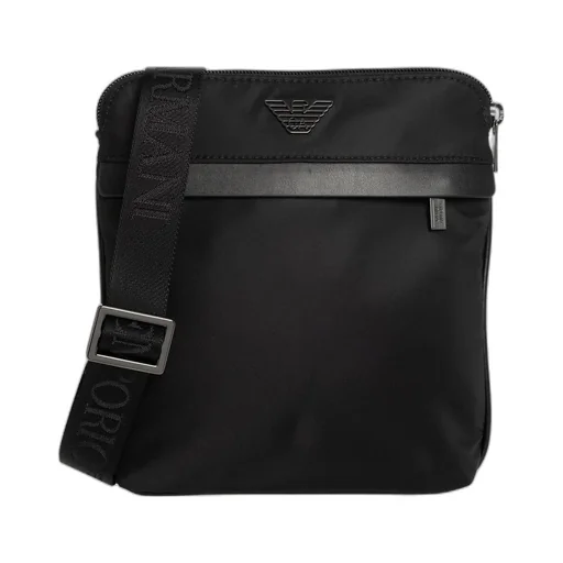 Emporio Armani Logo-Plaque Zipped Shoulder Bag