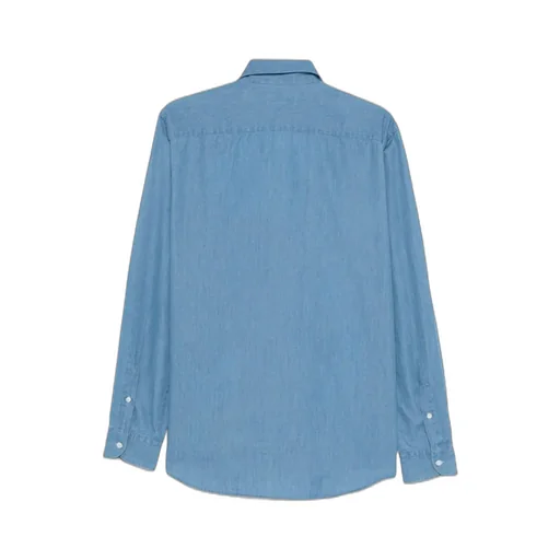 Fay Denim French Collar Shirt