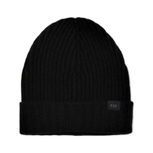 Fay English Rib Beanie Hat