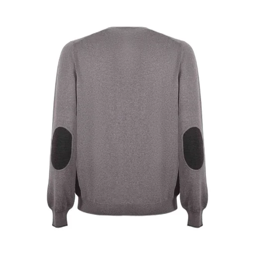 Fay Fay Elbow-Patch Crewneck Jumper