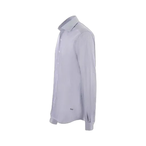Fay Patterned Spread Collar Shirt