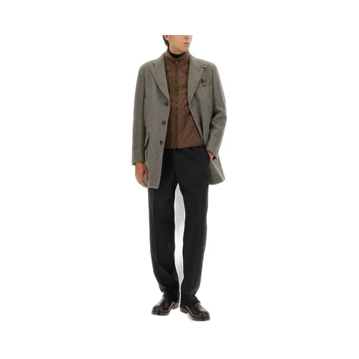 Fay Buttoned Driving Coat