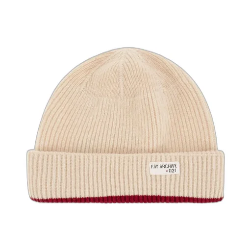 Fay Ribbed Knit Beanie Hat