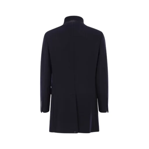 Fay Herringbone Wool-Blend Coat
