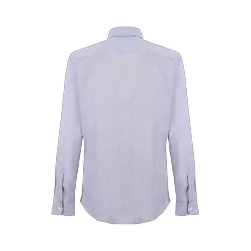 Fay Patterned Spread Collar Shirt