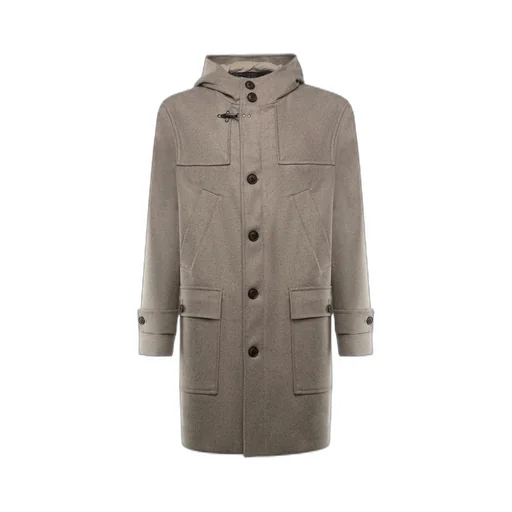 Fay Hooded Wool-Blend Coat