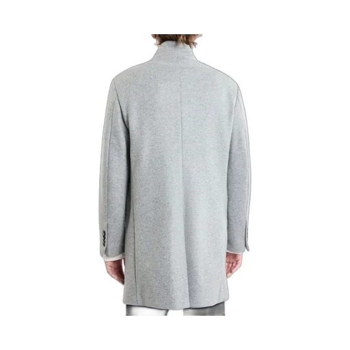 Fay Hook Collar Wool Blend Coat