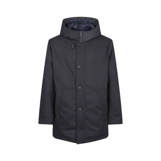 Fay Hooded Caban Jacket